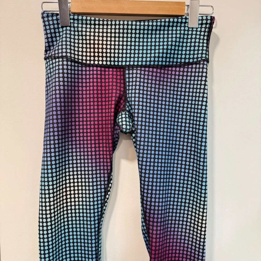 Lululemon Wunder Under Pant III Full-On Luon Cosmic Polka Dot Size‎ 6